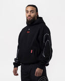 Ring x BOXRAW Oversized Hoodie - Black
