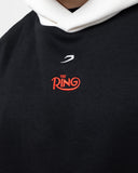 Ring x BOXRAW Oversized Hoodie - Black/Beige