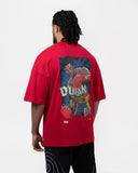 Ring x BOXRAW Roberto Duran Oversized T-Shirt - Crimson Red