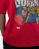 Ring x BOXRAW Roberto Duran Oversized T-Shirt - Crimson Red