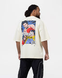 Ring x BOXRAW Roberto Duran Oversized T-Shirt - Stone Beige