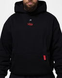 Ring x BOXRAW Fearless Oversized Hoodie - Black