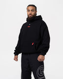 Ring x BOXRAW Fearless Oversized Hoodie - Black