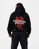 Ring x BOXRAW Fearless Oversized Hoodie - Black