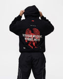 Ring x BOXRAW Fearless Oversized Hoodie - Black