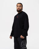 Ring x BOXRAW Fearless Oversized Long Sleeve T-Shirt - Black