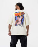 Ring x BOXRAW Rocky Marciano Oversized T-Shirt - Stone Beige