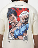 Ring x BOXRAW Manny Pacquiao Oversized T-Shirt - Stone Beige