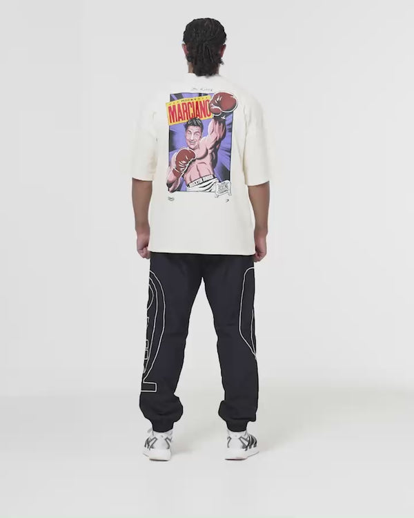 Ring x BOXRAW Rocky Marciano Oversized T-Shirt - Beige Video.mp4