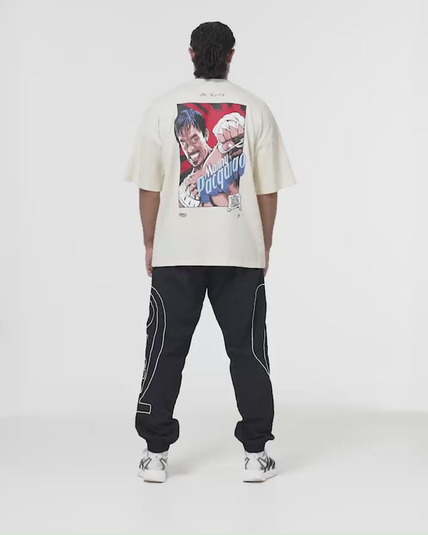 Ring x BOXRAW Manny Pacquiao Oversized T-Shirt - Beige Video.mp4